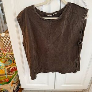 We the Free Casual Brown Sleeveless Top